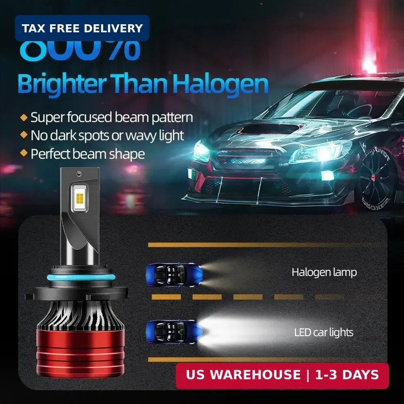 Light Bulbs Compatible for 2014-2016 Jeep Grand Cherokee 9005 High Beam H11 Low gallery