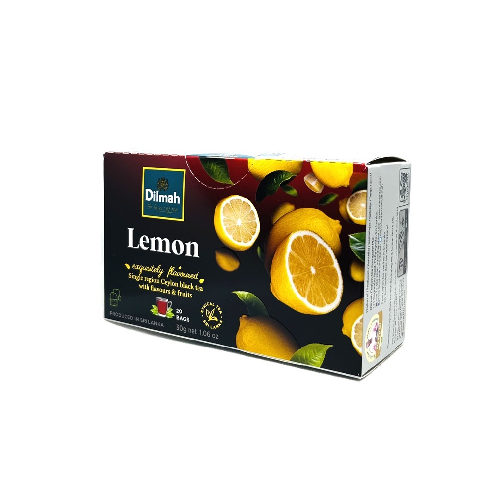 Dilmah - Fun Flavored Tea - Lemon - Ceylon Tea - 20 Tea Bags gallery