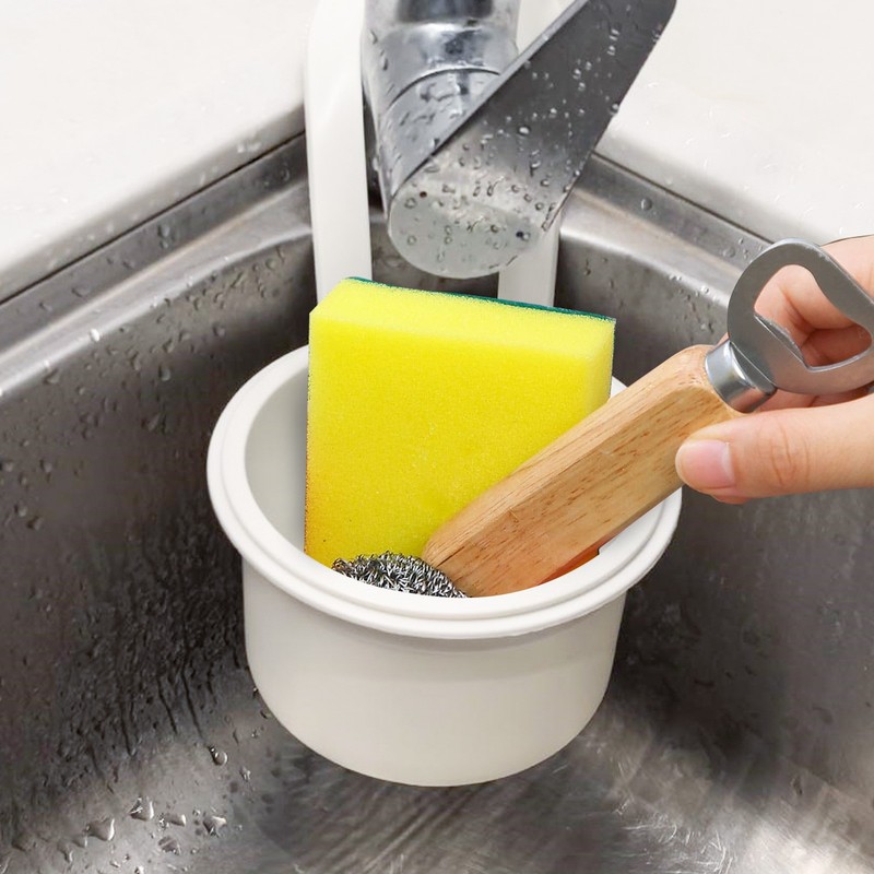 2PCS Sink Drain Baskets 2-in-1 Automatic Dumping Strainer Residue Filter Holder gallery