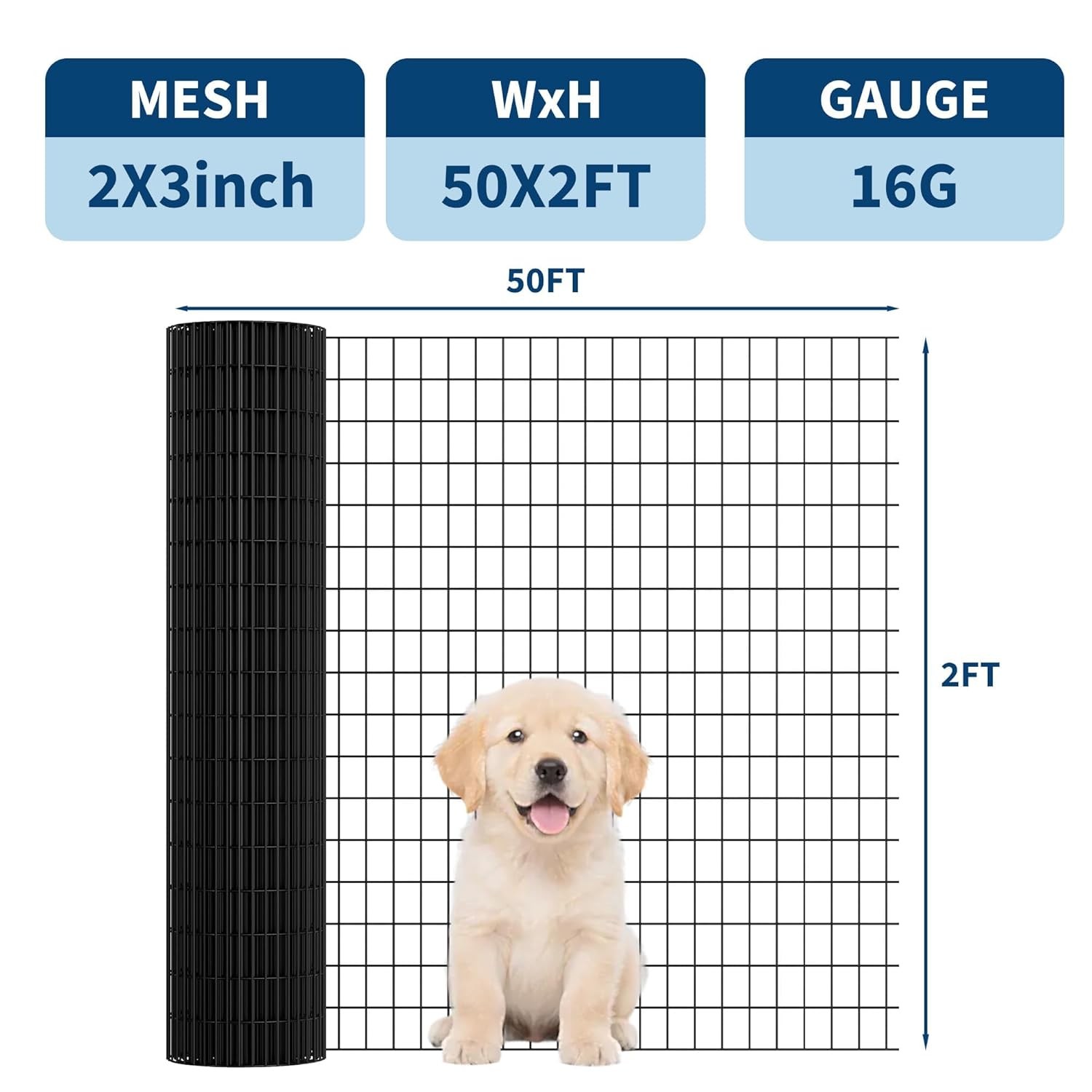 6 Sizes PVC Coated Welded Wire Fence for Animal Safety & Vegetable Protection gallery