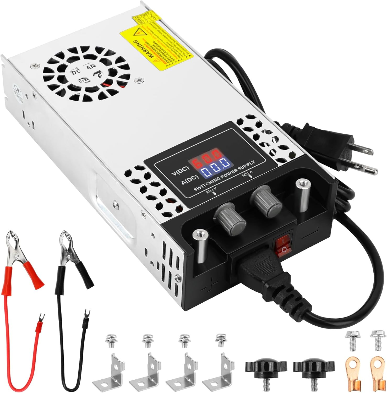 Adjustable 0-24V Power Supply 25A 600W, 110V AC to DC 0-24V Buck Converter 0-25A gallery
