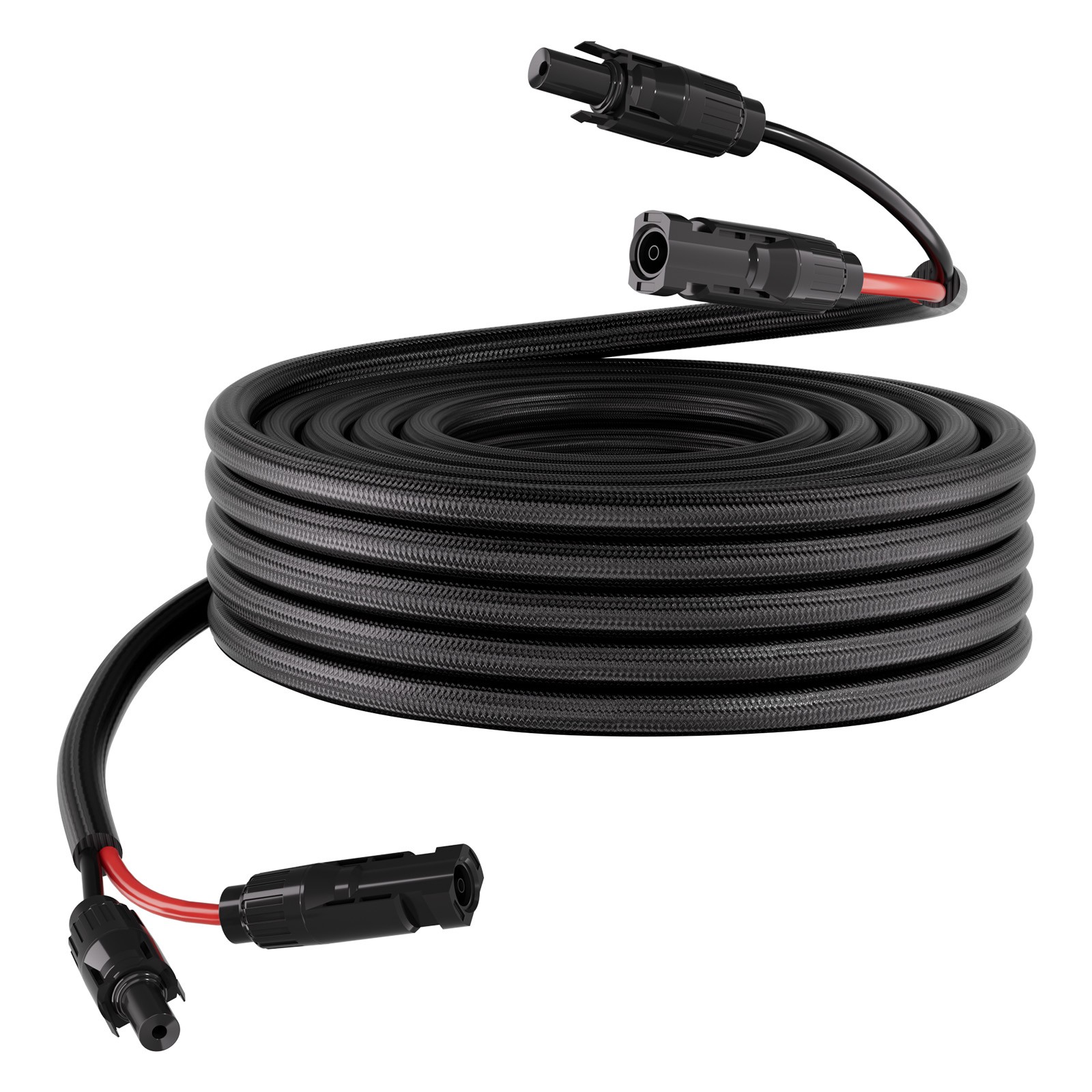 Uimoso 30FT Solar Panel Extension Cable 10AWG Wire Flame-Resistant Connectors gallery
