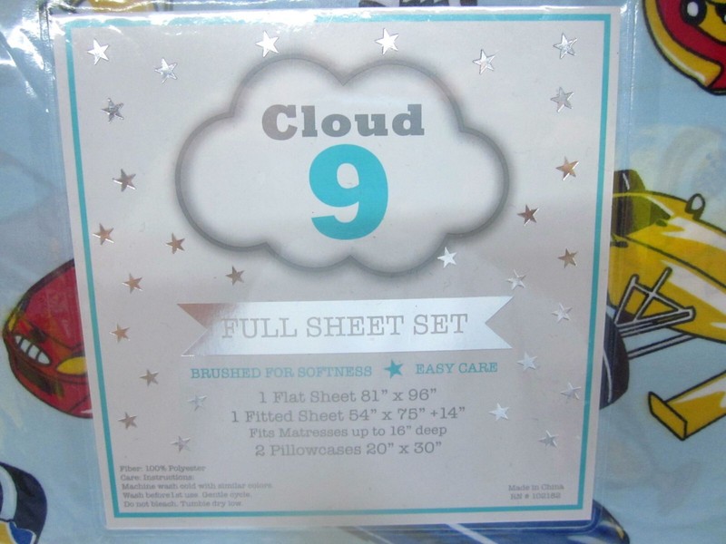 4 Piece Cloud 9 Brushed For Softness Kids Full Sheet Set Race Cars Racecars gallery