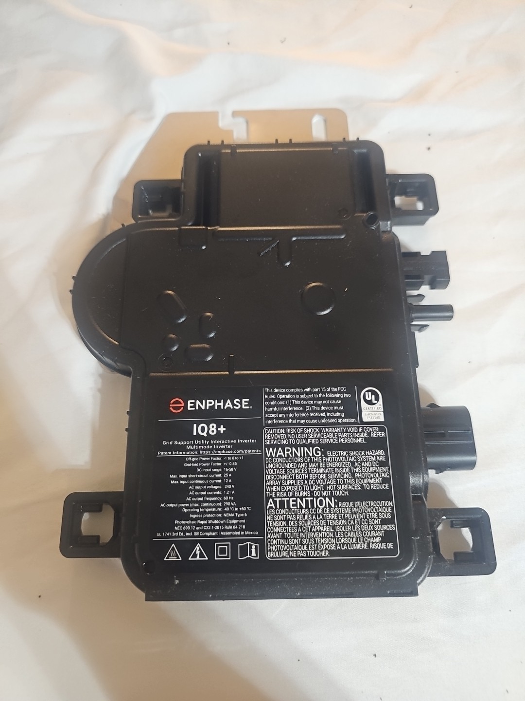 Enphase IQ8+ Microinverter IQ8PLUS-72-M-US Solar Micro Inverter New gallery