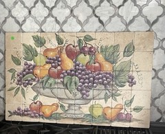 Hand painted Backsplash