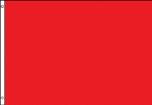 New Plain Red Flag Super Poly 3x5 Flag Banner Solid Color 150 Denier Fade Resist