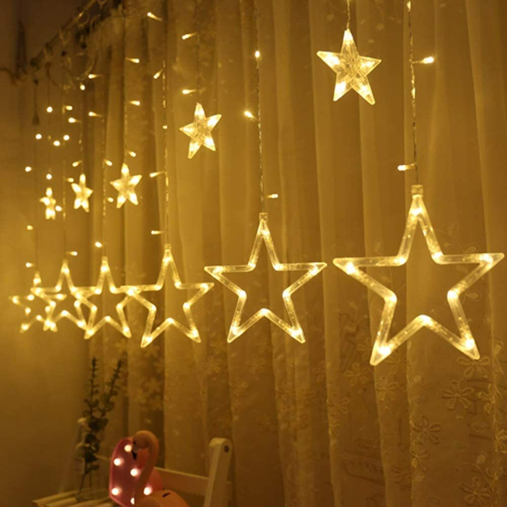 9.8ft LED Fairy String Lights with 12 Stars for Wedding Party Decoration gallery