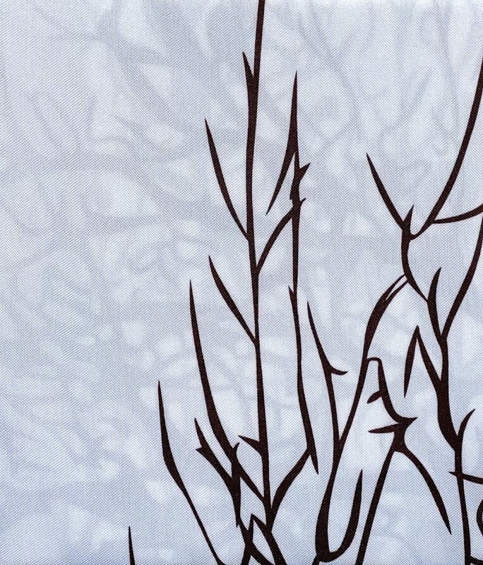 NWT Splash Home High Quality Polyester Silky Fabric Shower Curtain - Tree gallery