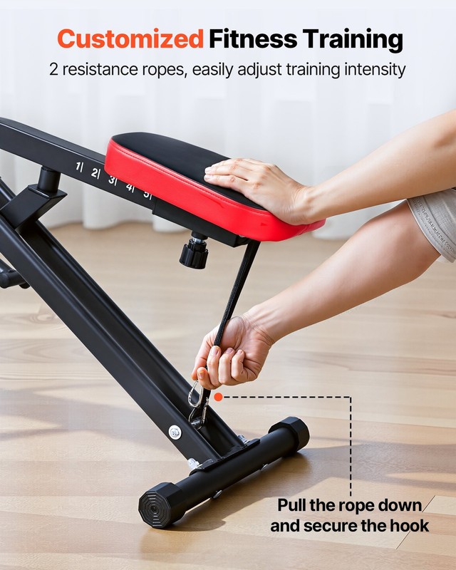 Squat Machine, Deep Squat Rowing Machine for Home, Easy Setup & Foldable Exercis gallery