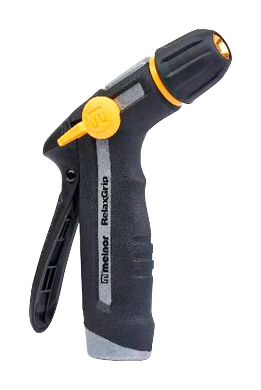 Melnor R200 Black/Yellow TPR Coated RelaxGrip Adjustable Metal Hose Nozzle gallery