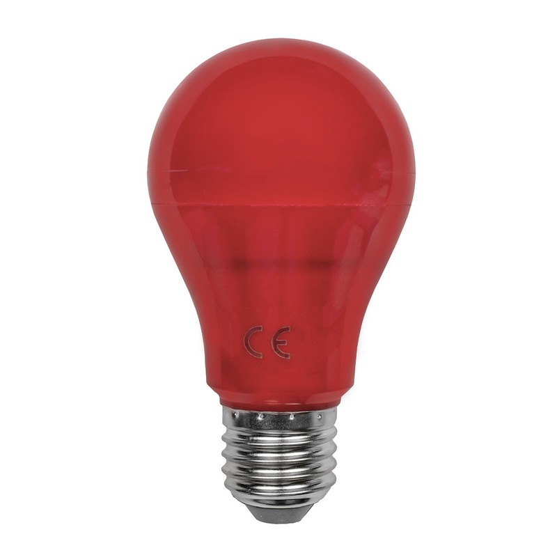LED A19 Red Light Bulbs, E27 Medium Base, 5W, 40–60W Equivalent, 400 Lumens, Ind gallery