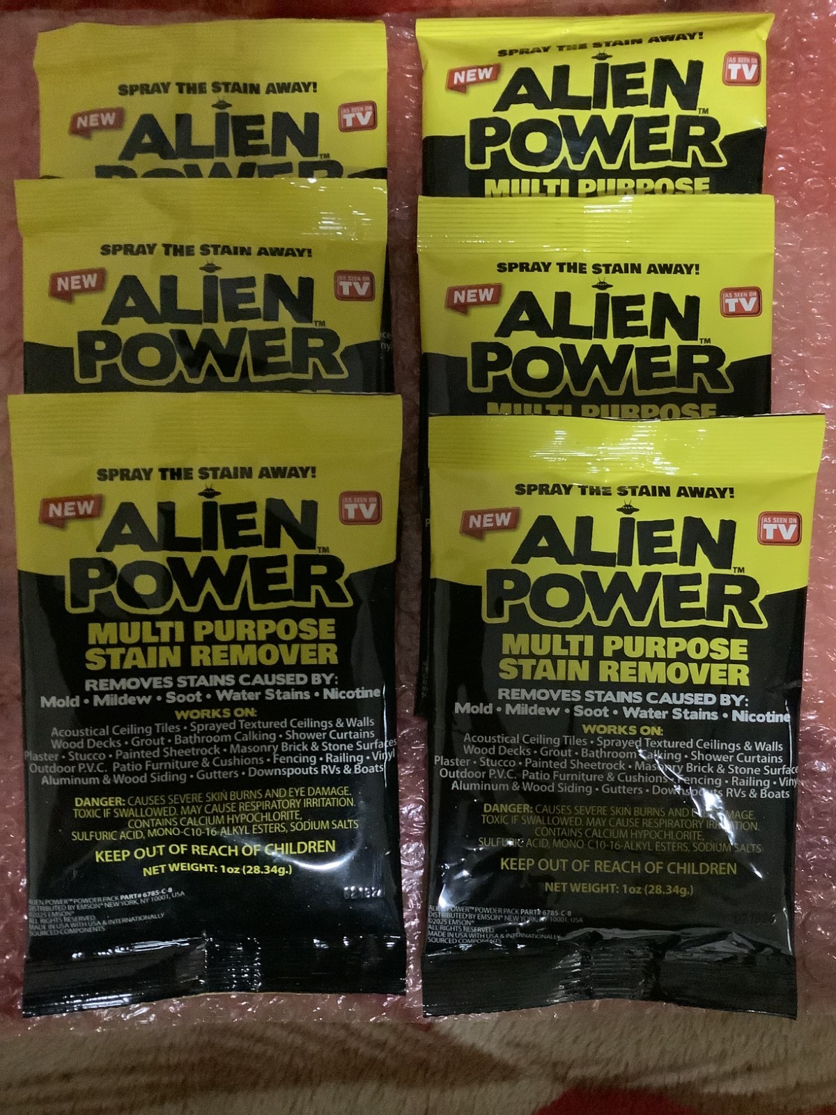Alien Power Cleaner 6 Pack Refill Packets Only Refills Makes 144 Fl Oz ! gallery
