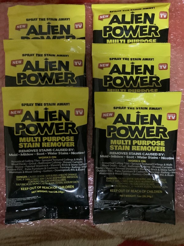 Alien Power Cleaner 6 Pack Refill Packets Only Refills Makes 144 Fl Oz ! gallery