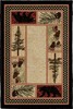 Rustic Lodge Black Bear 2x3 Area Rug, 2'2x3'3 2'2" x 3'3" (Rectangular) gallery