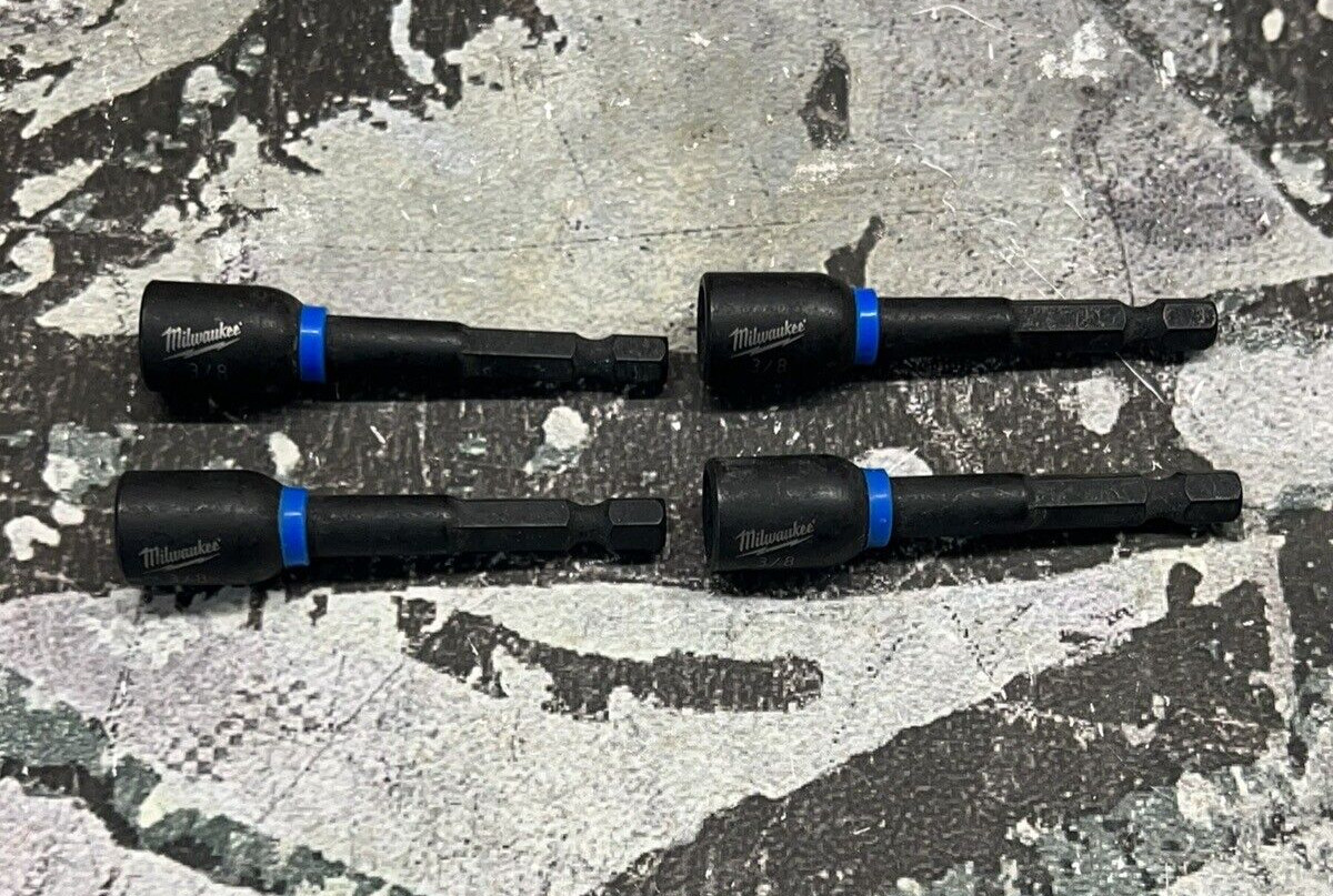 4 PACK MILWAUKEE 49-66-4535 MAGNETIC IMPACT NUT DRIVER 3/8 gallery