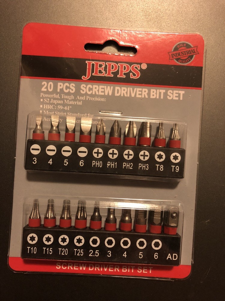 200 PCS 10 Pack Assorted Screw Driver Bit Set Drill Bits Magnetic Bulk Drill Bit
