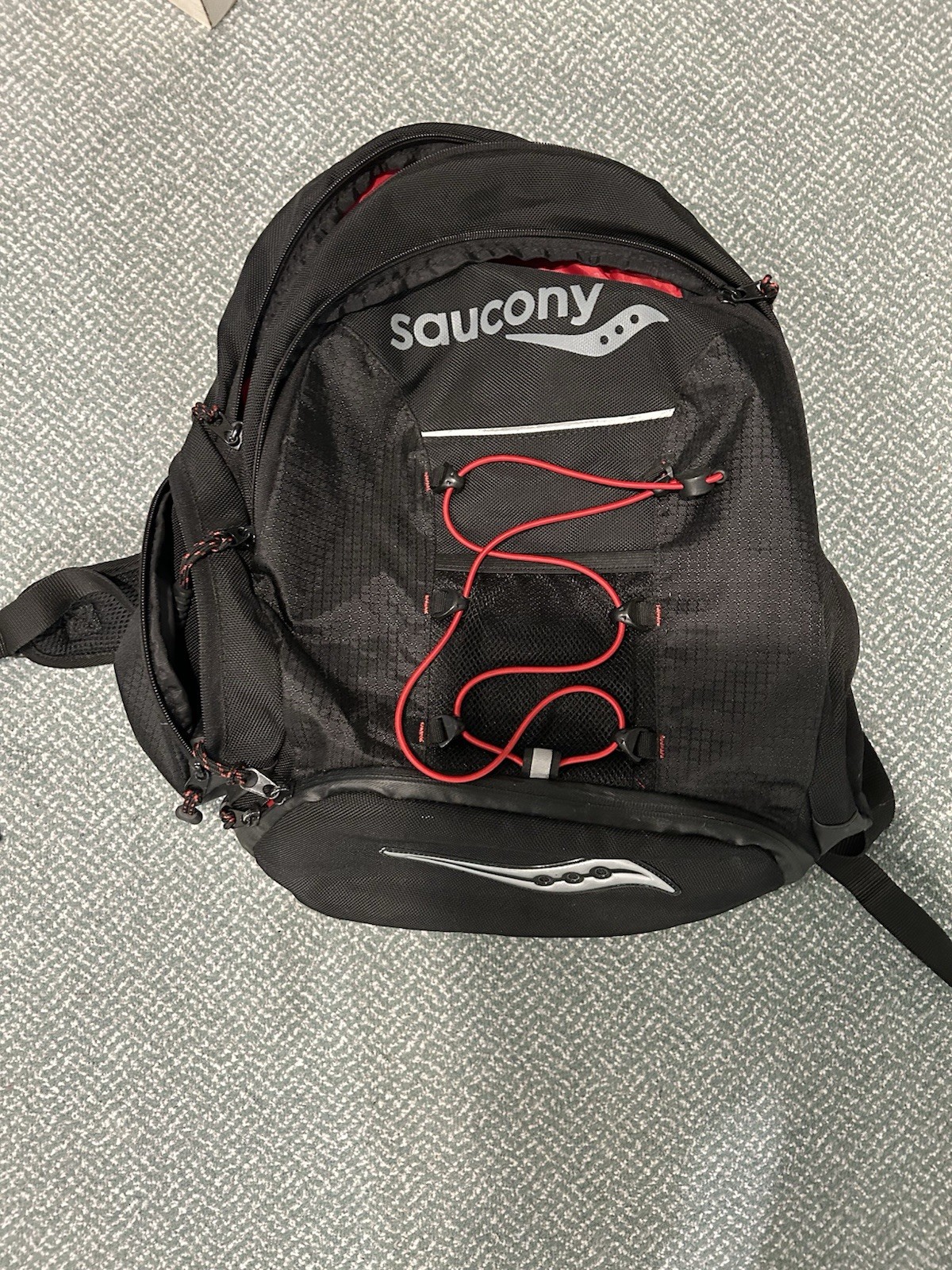 Saucony Hiking Backpack Black Red