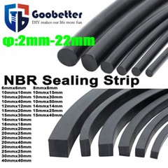 Black Nitrile Rubber NBR Solid Square /O Ring Cord Gasket Oil Seal Sealing Strip