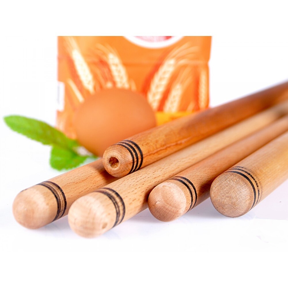 Hardwood Rolling Pin, Durable Hardwood Roller, Essential Baking Accessories gallery