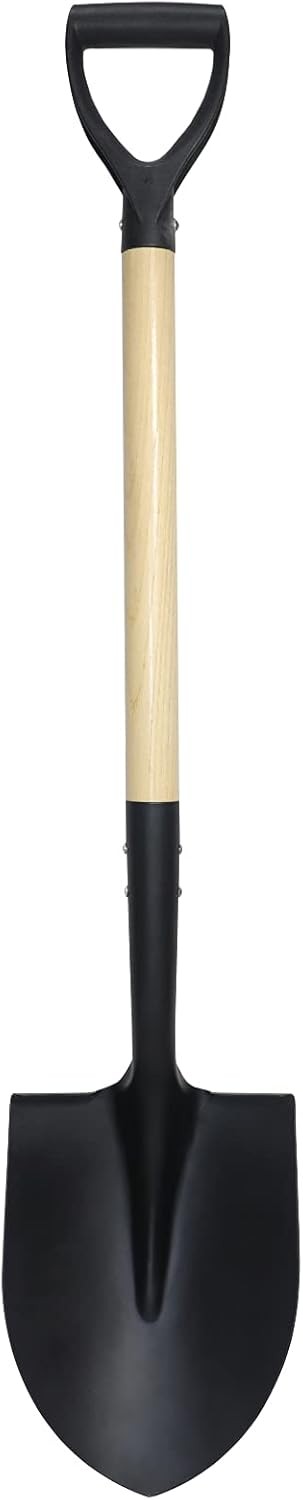 Shovel for Digging Round Shovel D Handle 41 Inches Wooden gallery