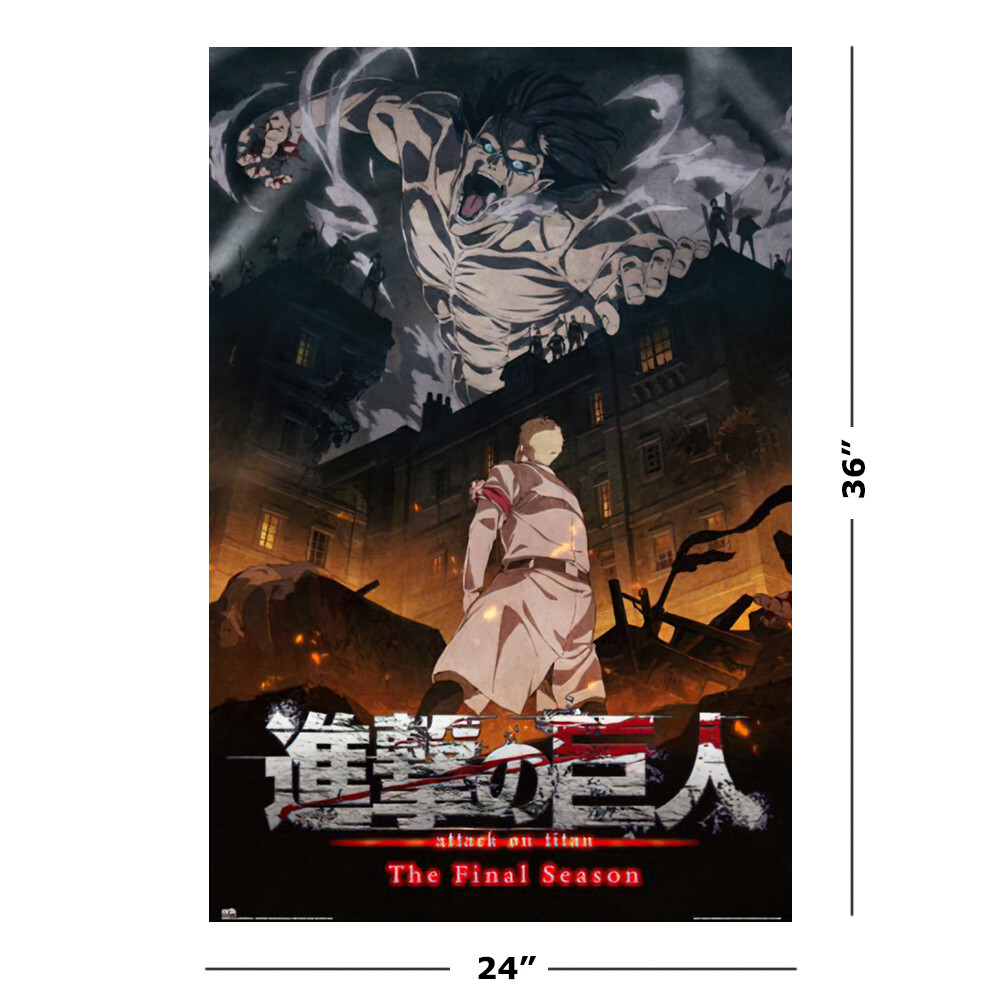 Attack On Titan - The Final Season - Anime TV Show Poster (Assault) (24" x 36") gallery