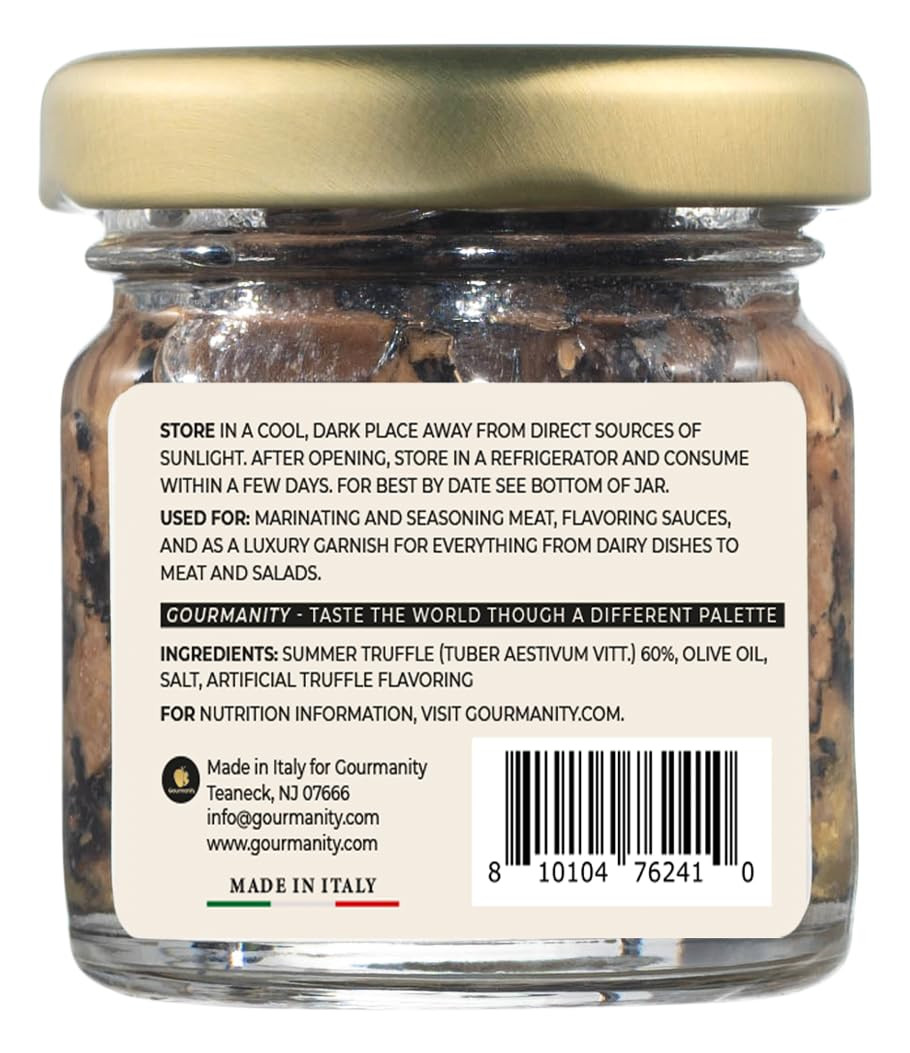 Black Truffle Slices Carpaccio In Olive Oil 1.23 oz Jar Product Of Italy gallery
