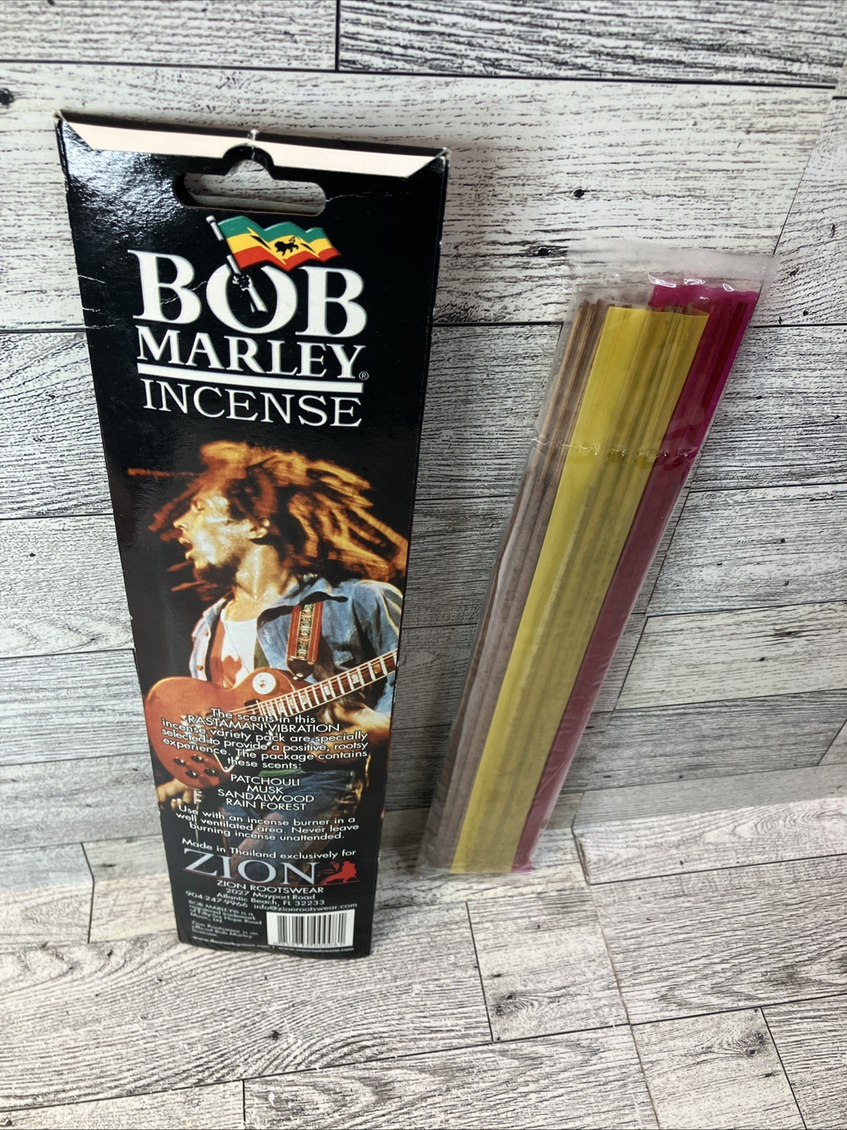 Vintage BOB MARLEY Rastaman Vibration INCENSE 1 PK 24 Sticks Official Licensed gallery