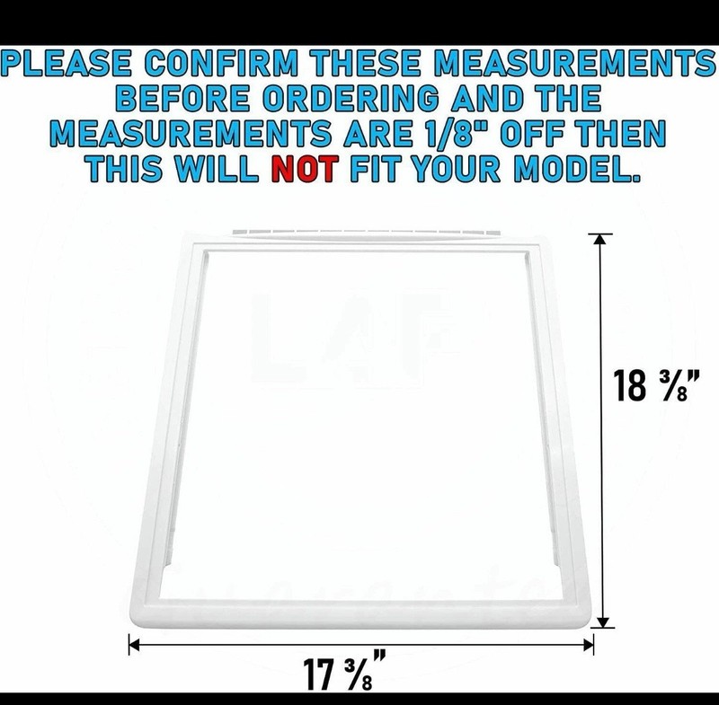 Meat Pan ( Top ) Shelf Frame Compatible with Frigidaire PS2363832 241969501 gallery