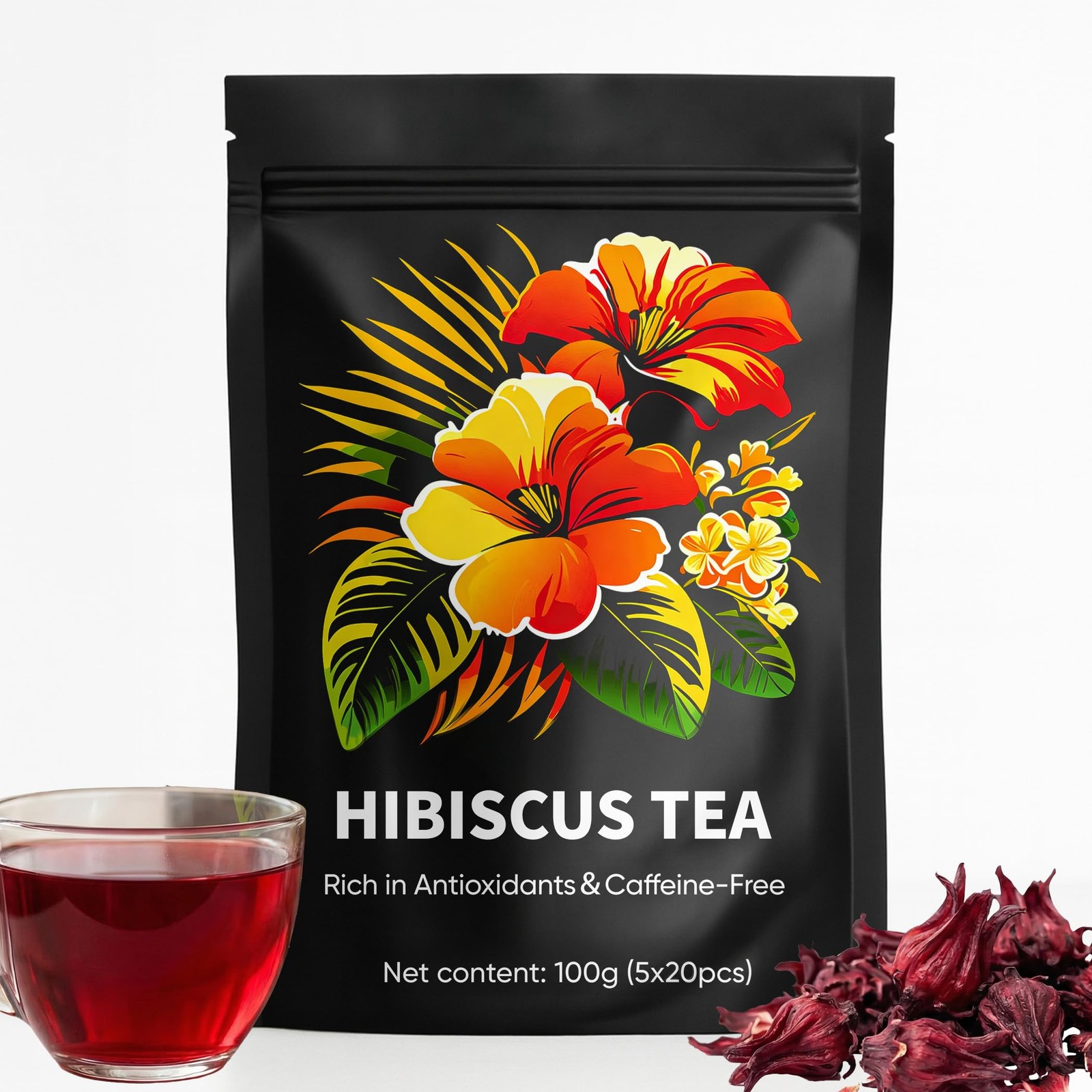 Hibiscus Tea Organic, Hibiscus Tea Loose Leaf Tea Bags, Rich In Anthocyanins ... gallery