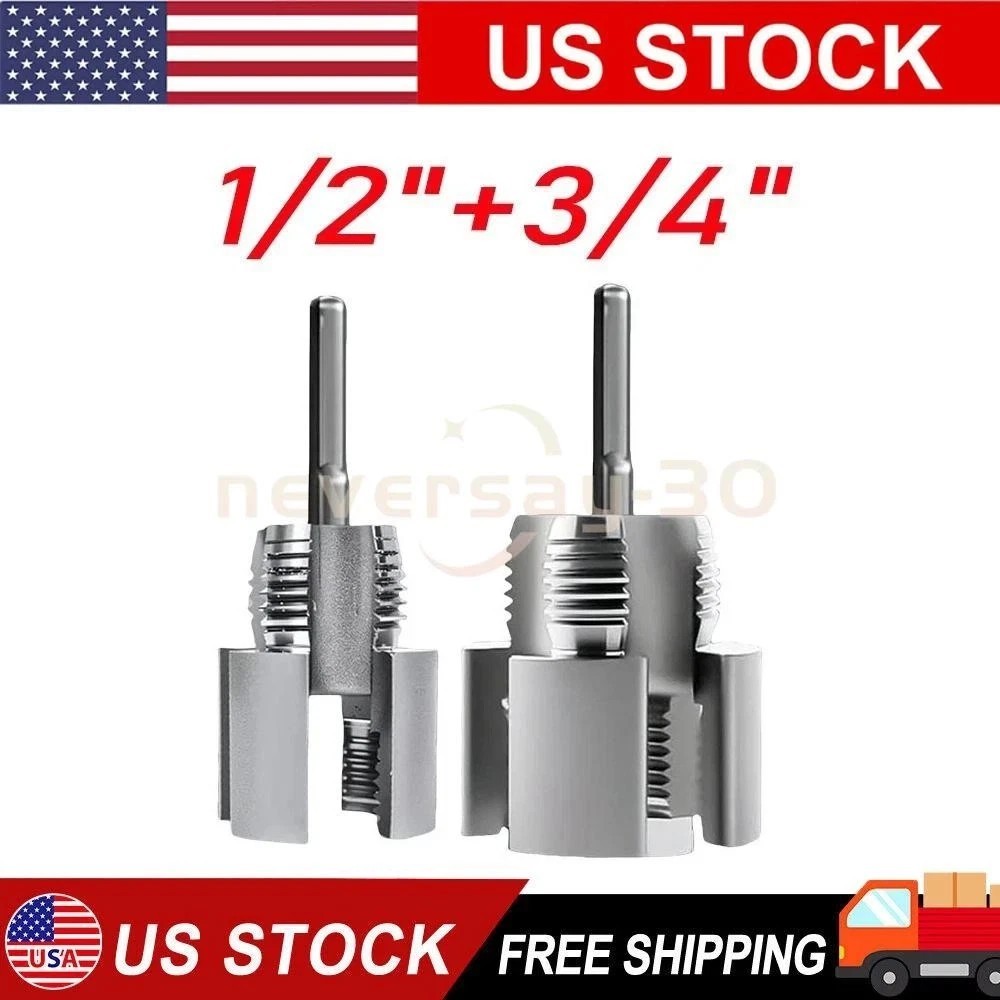 Integrated Internal & External Pipe Threading-Tool PVC Pipe Threader Kit gallery