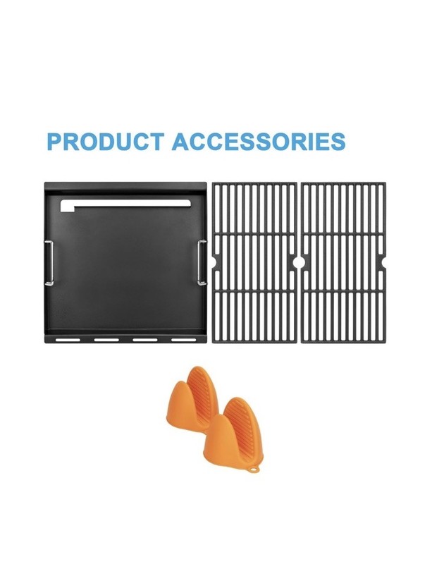 Griddle Inserts For Charbroil Performance 6 Burner Grill 463245917 Replacements gallery