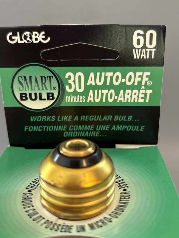 Globe Smart Bulb 30 Min Auto-Off 60W Soft Start Timer Light Bulb 71512 New Box gallery