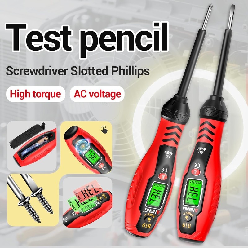 Voltage Tester w/Screwdriver Electrical Tester Tool Non Contact Voltage Detector gallery