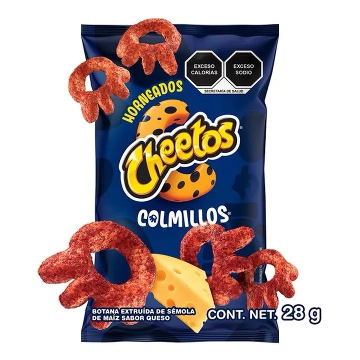 5X CHEETOS COLMILLOS - SABRITAS MEXICANAS (5 Paquetes de 28g c/u) gallery