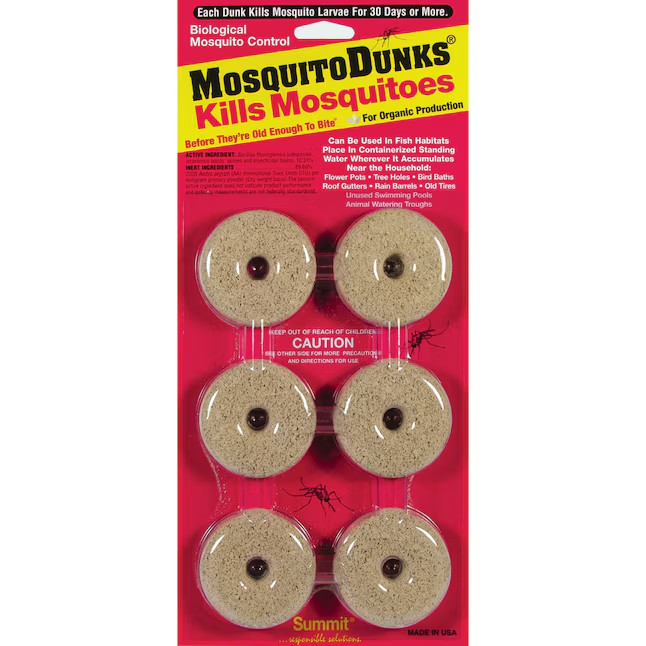 Mosquito Dunks 6 -Count Organic Natural Ready to use Mosquito killer 6 -Pack gallery