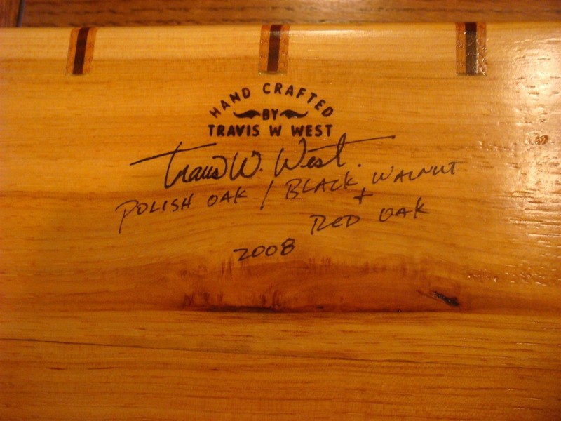 Solid Wood Handmade Box - Polish Oak, Black Walnut & Red Oak - Travis W. West gallery