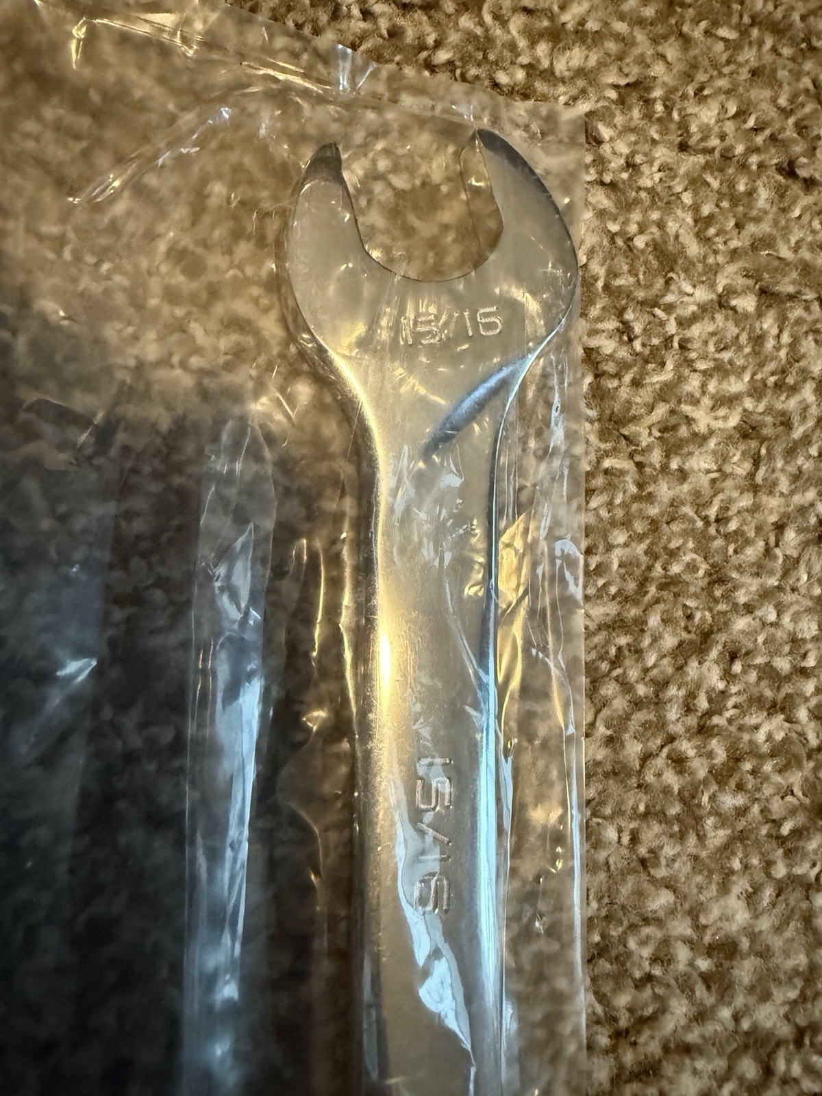 WESTWARD 15/16" SAE Ratcheting Wrench, Extra Long 54PN86 NEW gallery