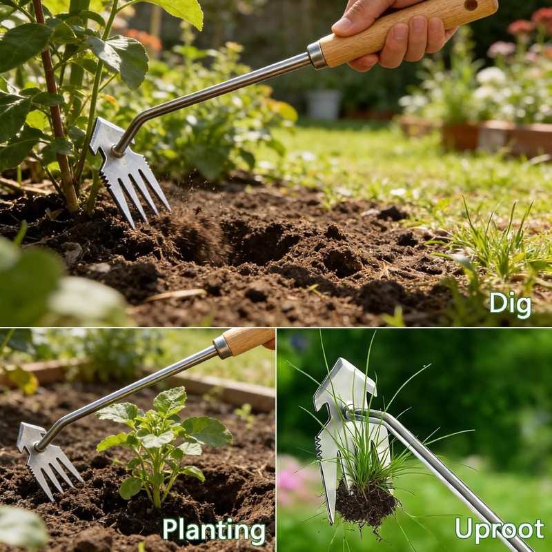 Weed Puller Tool, Weed Pulling Tool, Weeding Tools, Garden Tools, 2 Pack gallery