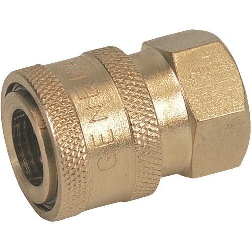 NorthStar Pressure Washer Quick Coupler, 1/2in. Inlet, 4500 PSI, 12 GPM, Brass gallery