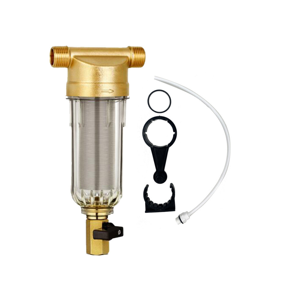 Reusable Whole House Spin Down Sediment Water Filter for City/Well Water gallery