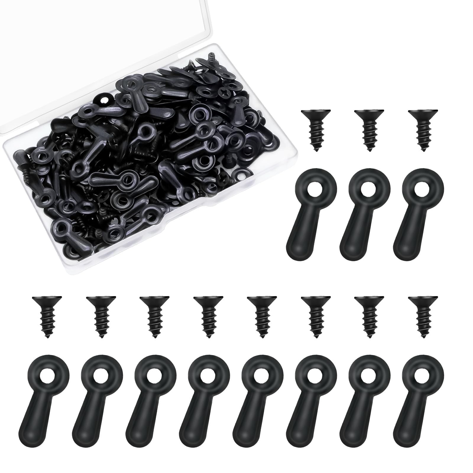 120Pcs Picture Frame Backing ClipsPicture Frame Turn Button with 120 Pcs Screws gallery