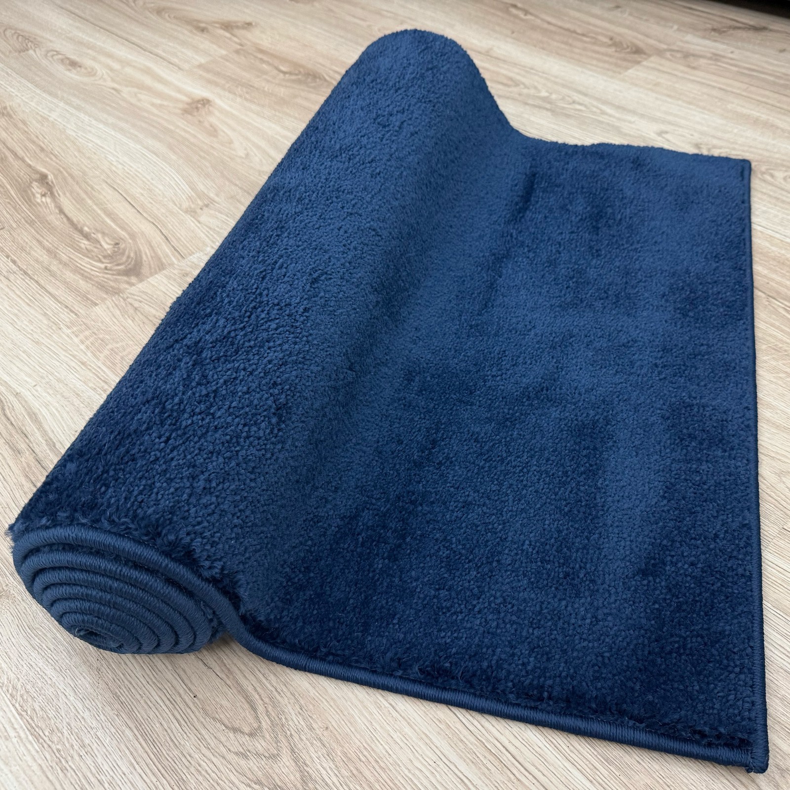 RUG RUNNER Hallway Kitchen Navy Color Soft Touch Custom Length 26" / 30" / 36" gallery
