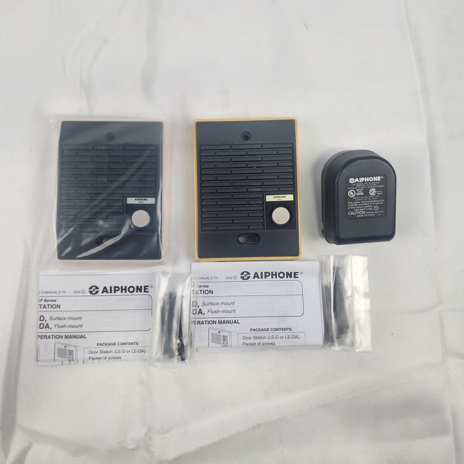 Aiphone LEM-1DLS Access Sentry Intercom Kit Lot of 2 1 New Open Box 1 Used gallery