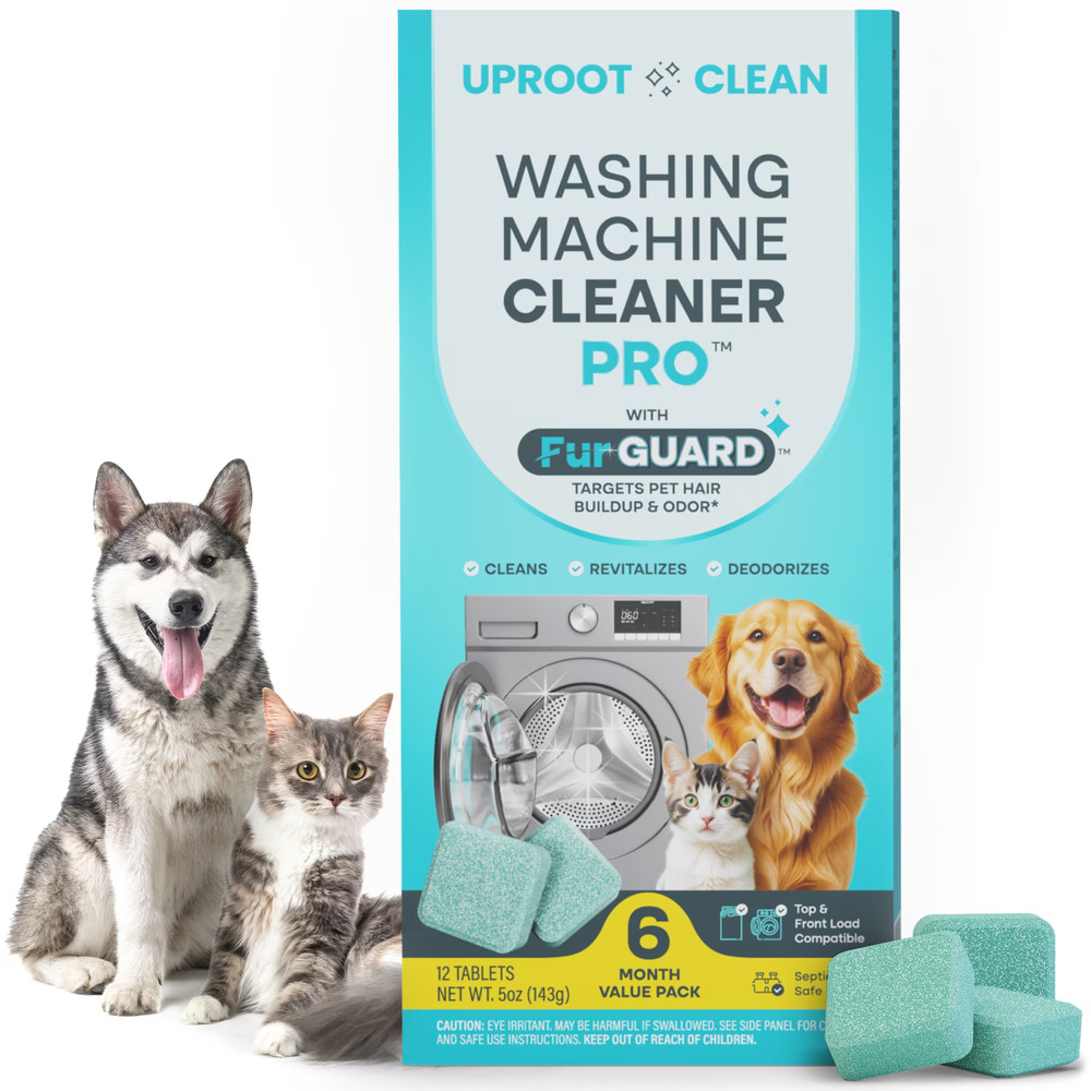 Uproot Clean Washing Machine Cleaner Tablets - 24 Pack for a 12 Month Supply