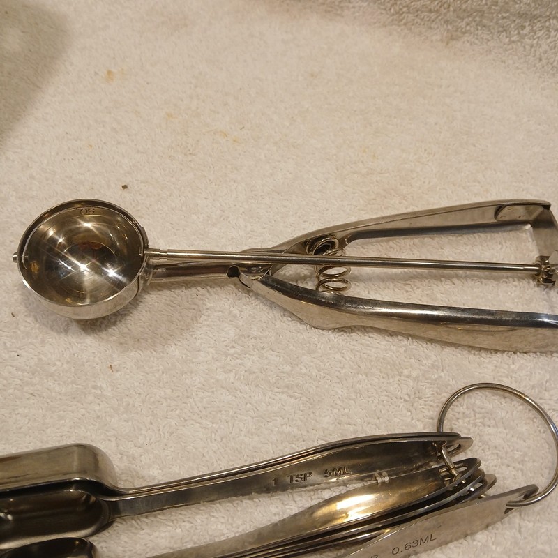 Oneida Kitchen Utensils Measuring 6ct Spoon Set 1/4tsp-1tbsp Stainless Plus Melo gallery