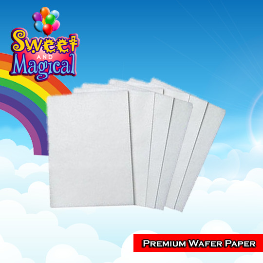 100 Edible Rectangle Potato Starch Rice Wafer Paper Sheet White Vegetable 8"x11" gallery