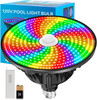 LED Pool Light Bulb for Inground Pool, 2026 Upgraded 120V RGB Color Changing Poo gallery