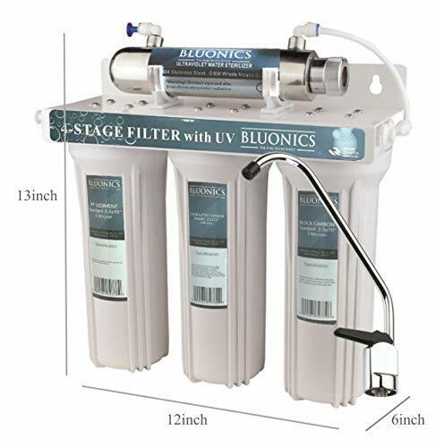 UV Drinking Water Filter System Ultraviolet Light Under Sink Purifier CTO Carbon gallery