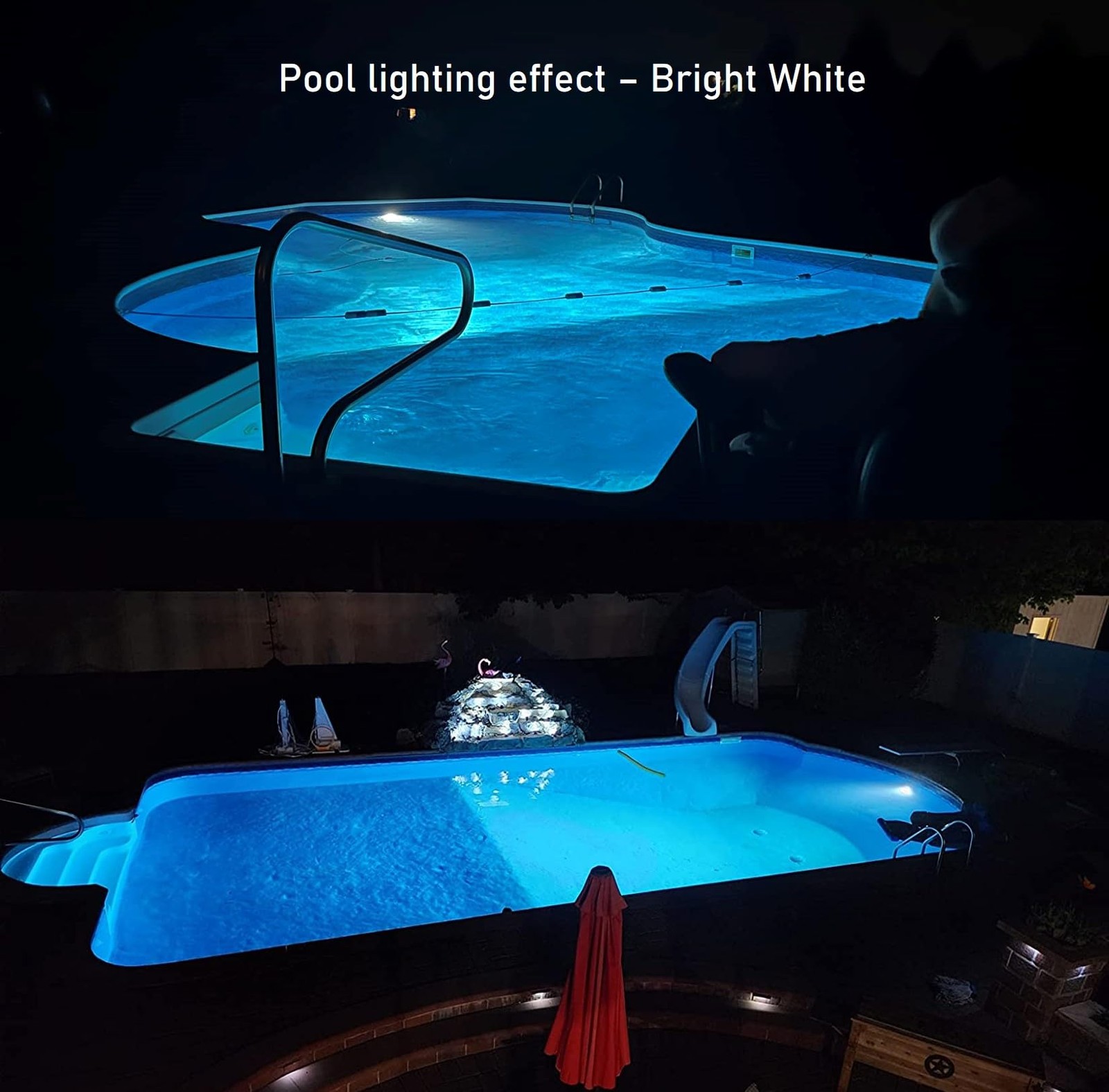 LED Pool Light Bulb 120V 45W Bright White 5000lm Replacement for Inground Pools gallery