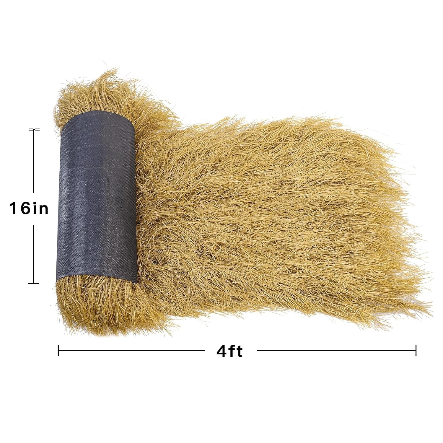 48"x16" Artificial Tiki Thatch Grass Roof Roll for Tiki Bar Decor gallery